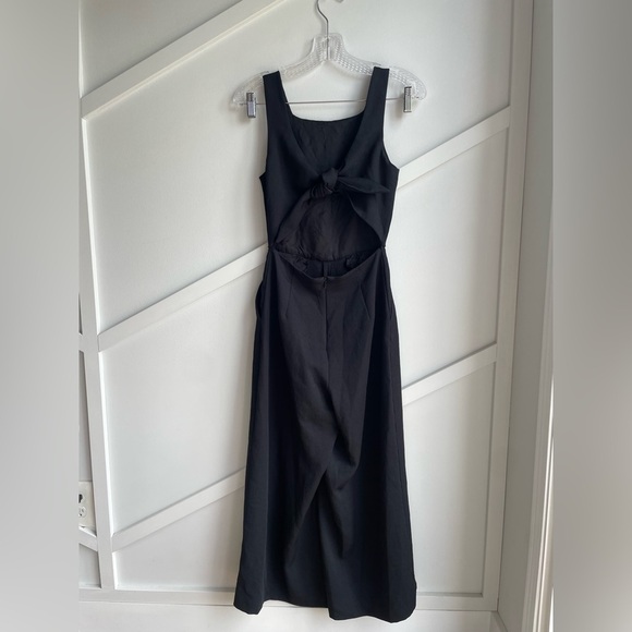 Wilfred Écoulement Romper Black Wide Legs Open Back Lined Size 4 - Picture 7 of 9